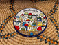 Palestine Pottery Jerusalem Painting Plate 19 cm Handmade & Hand-Painted in Palestine - Palestinian Pottery خزف فلسطيني
