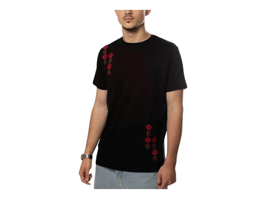 Balat T-Shirt (Tiles) Palestinian Embroidery || Made in Al-Baq'a Palestinian Refugee Camp || Boqa