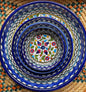 Palestinian Pottery | Flat Serving Bowls | Set of 3 | Ceramic Handmade in Palestine  خزف فلسطيني