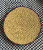 Palestinian Made Straw Tray 52 cm Handmade By Palestinian Families Traditional Authentic Style
