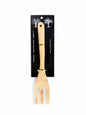 Hand Made Olivewood Cooking Fork Hand Crafted in Bethlehem Made in Palestine معلقة طبخ خشب زيتون مصنوعة في بيت لحم فلسطين