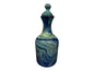Phoenician Glass Vase Jug Blue Marble Handmade in Palestine