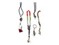 Palestine Keychains & Necklaces – Handmade Beaded Jewelry in Palestinian Flag Colors