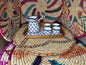 Palestinian Kuffiyeh Pottery Set of 4 cups with Pot with Tray for Coffee or Tea || Ceramic Pottery || Handmade in Palestine || خزف فلسطيني