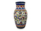 Original Palestinian Pattern | Large size 13x6 Inch  | Ceramic Vase | Handmade Potter | made in Palestine