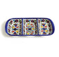 Divided Plate Ceramic Handmade & Hand Painted Multicolored  Made in Palestine خزف فلسطيني