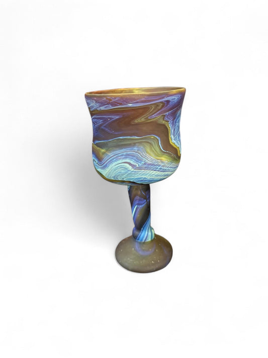 Phoenician Blown Glass Drinkware Cup Handmade in Palestine