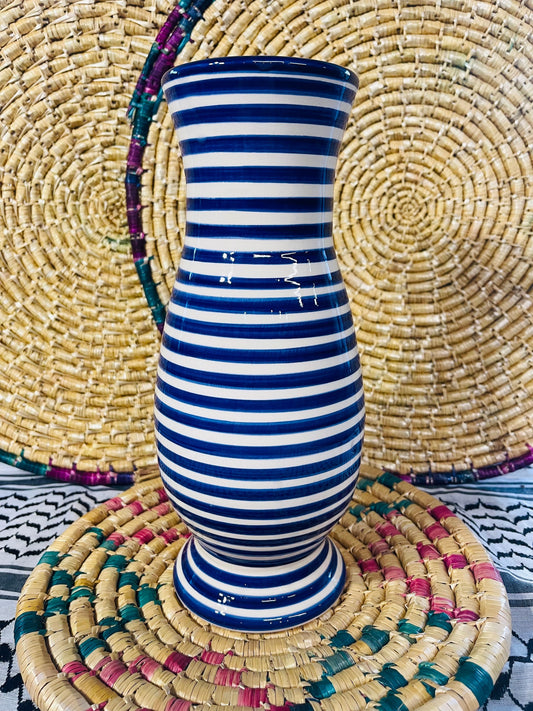 Palestinian Pottery Ceramic Vase Hand Painted and Handmade in Palestine Home Decor